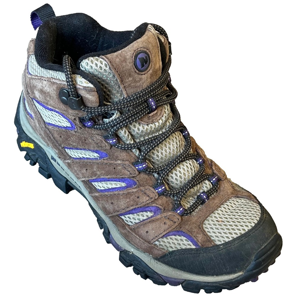 Merrell Moab 3 Mid Vent Hiking Boots Bracken Purple Womens 7.5 UK 5 EUR 38